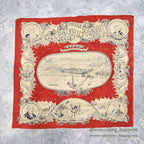 1893' COCHRANE'S TURKEY RED CHICAGO WORLD'S COLUMBIAN EXPOSITION BANDANA...