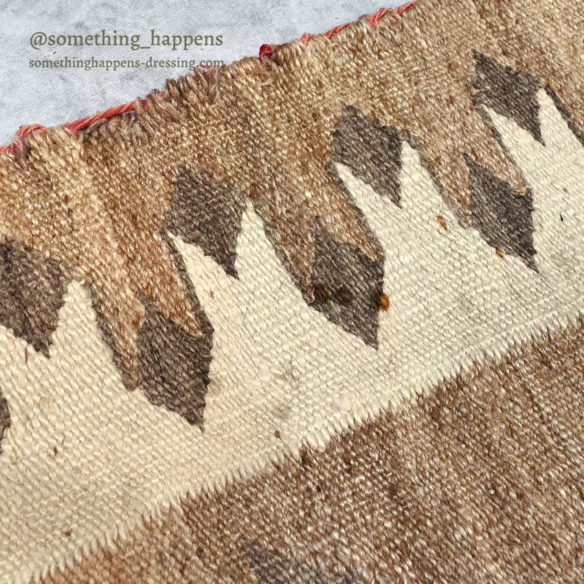 c.1940's NAVAJO RUG EYE DAZZLER PATTERN... 149cm/102cm