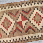 c.1940's NAVAJO RUG EYE DAZZLER PATTERN... 149cm/102cm