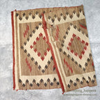 c.1940's NAVAJO RUG EYE DAZZLER PATTERN... 149cm/102cm
