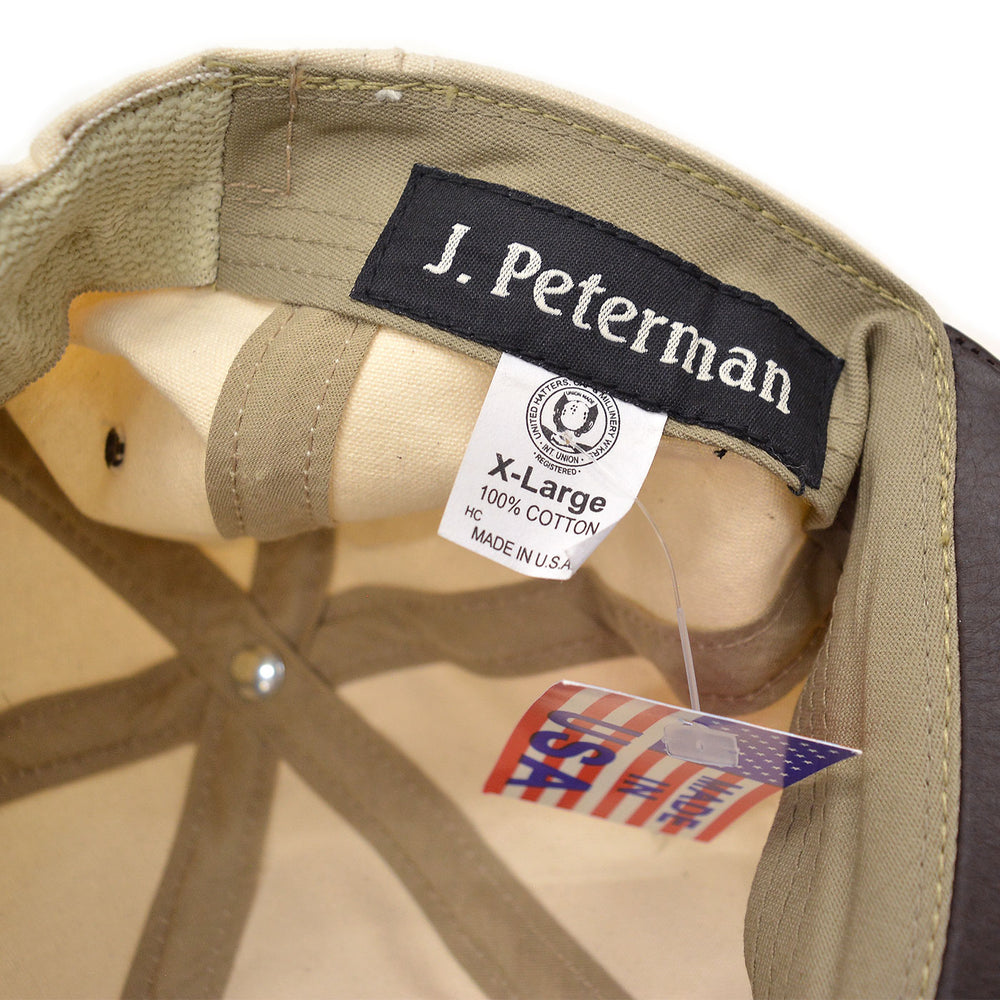 1990's DEADSTOCK J.PETERMAN LONG BILL CAP 2... XL
