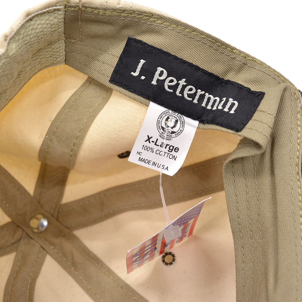 1990's DEADSTOCK J.PETERMAN LONG BILL CAP 1 ... XL