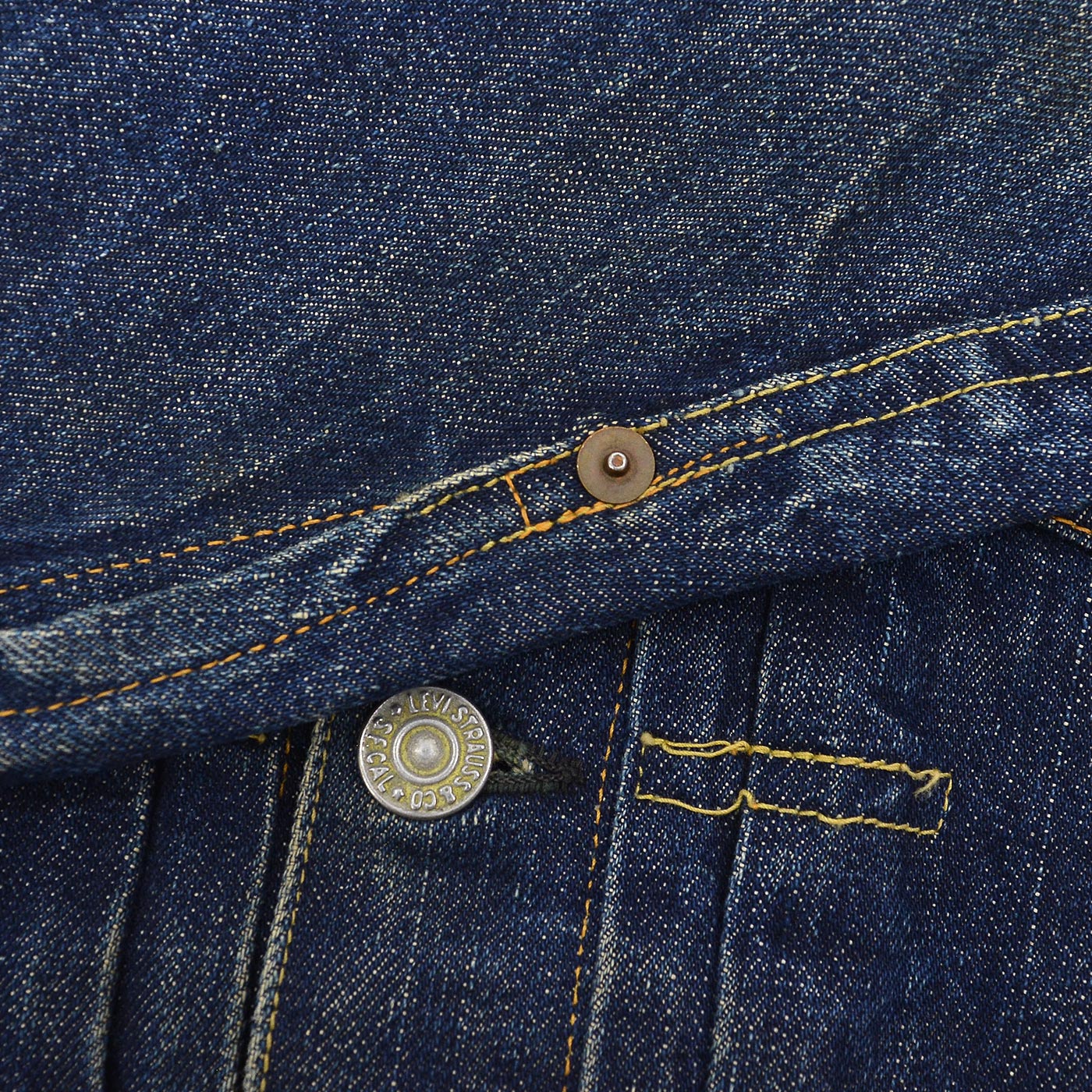 1940's~ LEVI'S 506XX DENIM JACKET / DARK 一枚袖 ... Fits like 36
