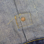 1940's~ LEVI'S 506XX DENIM JACKET / DARK 一枚袖 ... Fits like 36