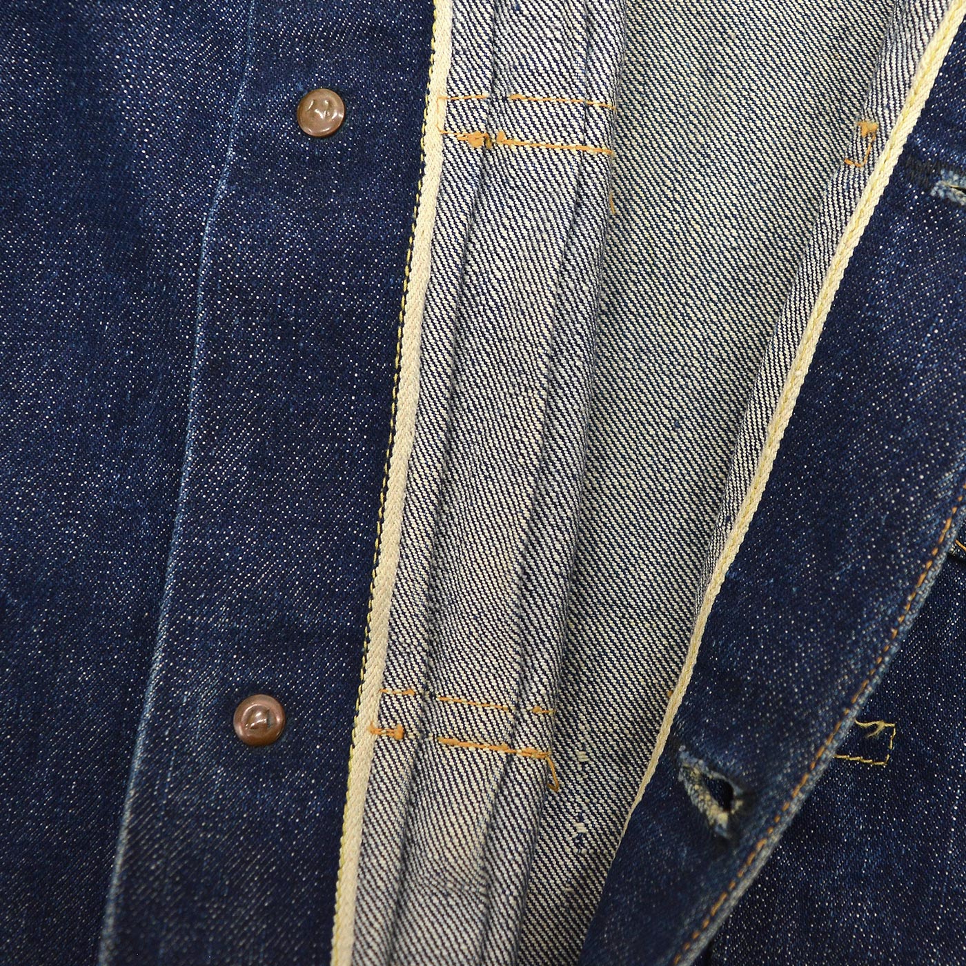 1940's~ LEVI'S 506XX DENIM JACKET / DARK 一枚袖 ... Fits like 36