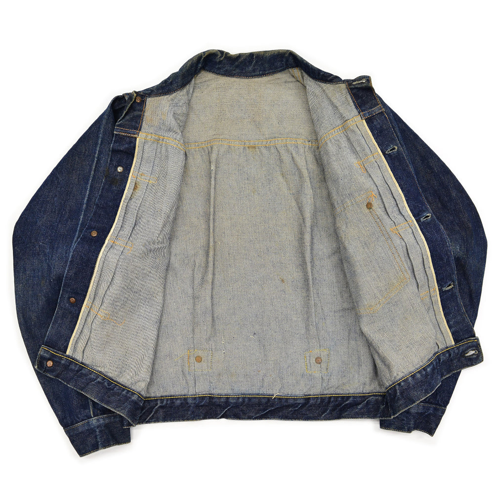 1940's~ LEVI'S 506XX DENIM JACKET / DARK 一枚袖 ... Fits like 36
