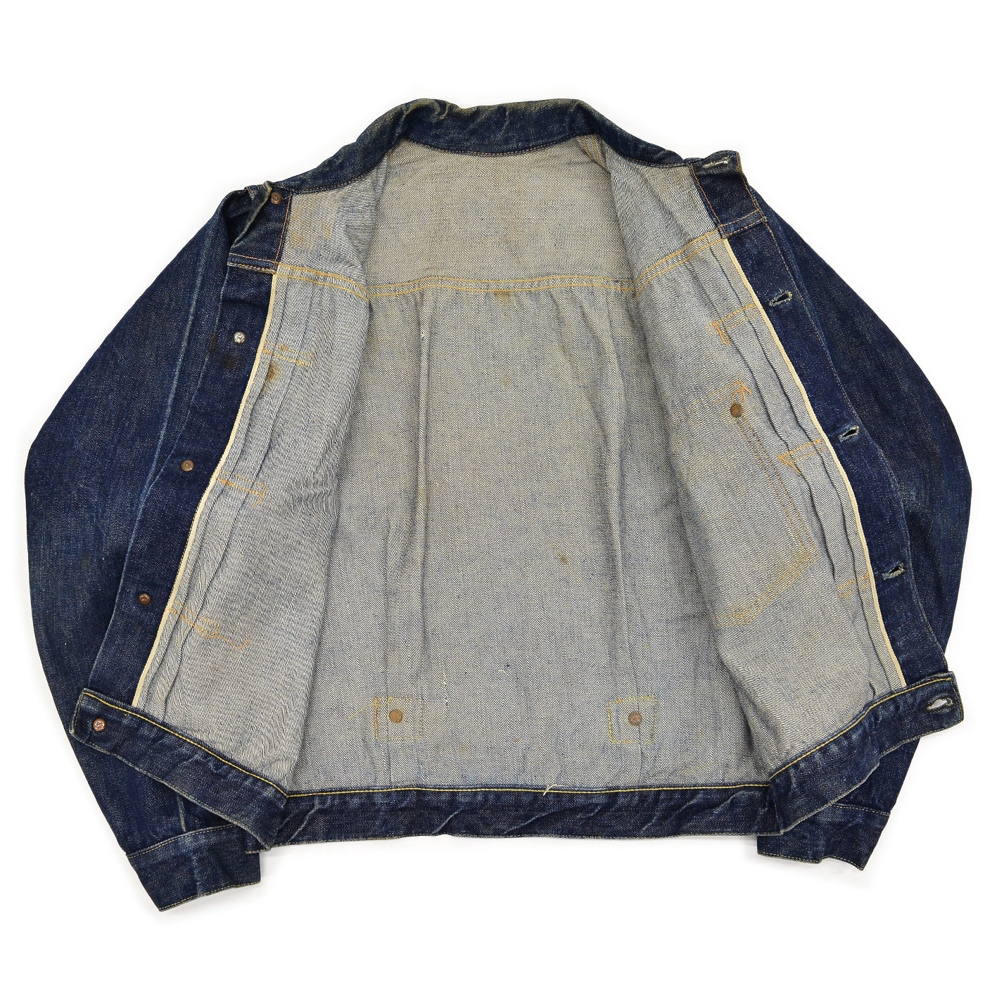 1940's~ LEVI'S 506XX DENIM JACKET / DARK 一枚袖 ... Fits like 36