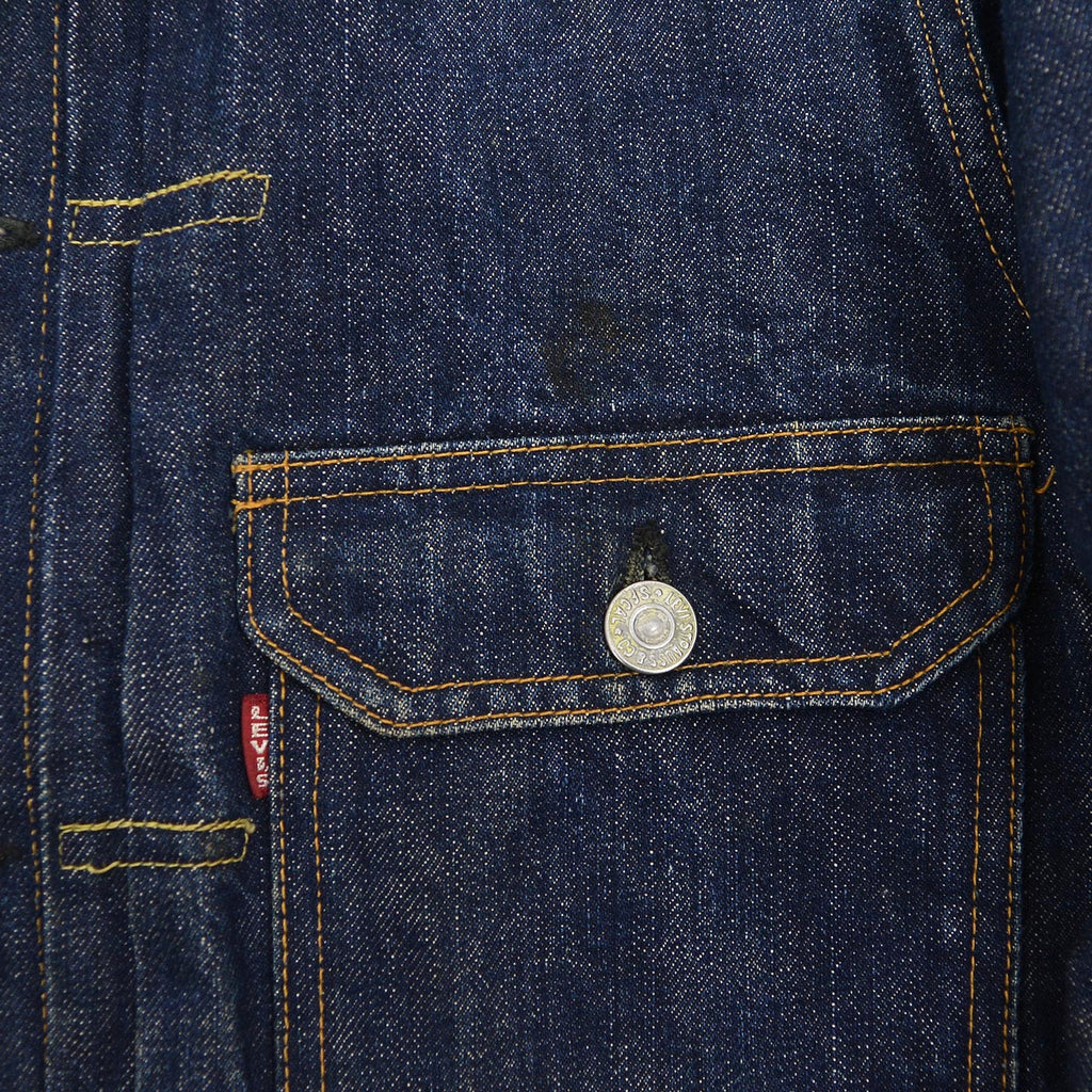 1940's~ LEVI'S 506XX DENIM JACKET / DARK 一枚袖 ... Fits like 36