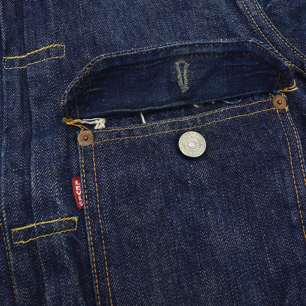 1940's~ LEVI'S 506XX DENIM JACKET / DARK 一枚袖 ... Fits like 36