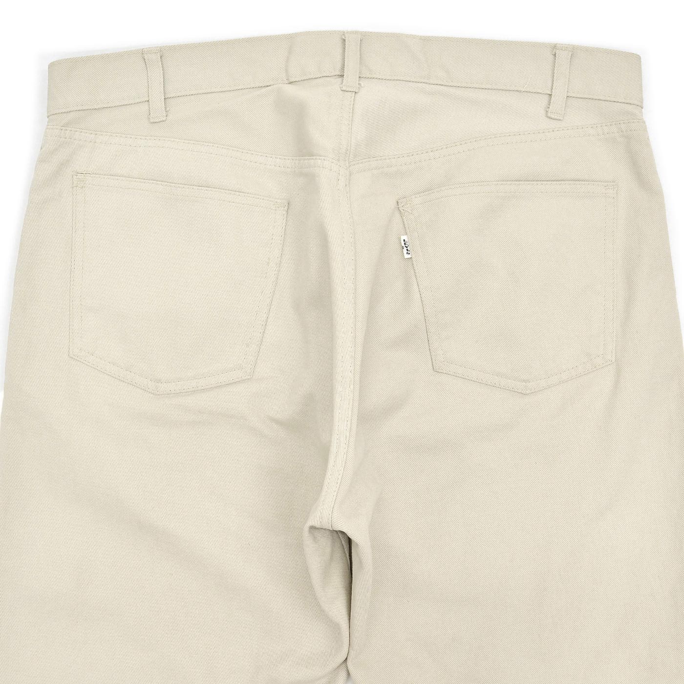 1960's~ LEVI'S 518 BIGE COTTON TWILL PANTS / OFF WHITE ... W37.5/L29.5