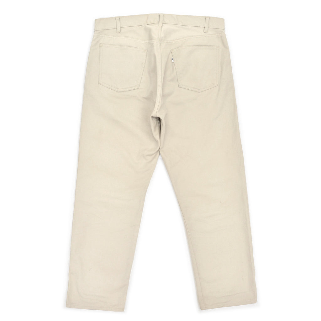 1960's~ LEVI'S 518 BIGE COTTON TWILL PANTS / OFF WHITE ... W37.5/L29.5