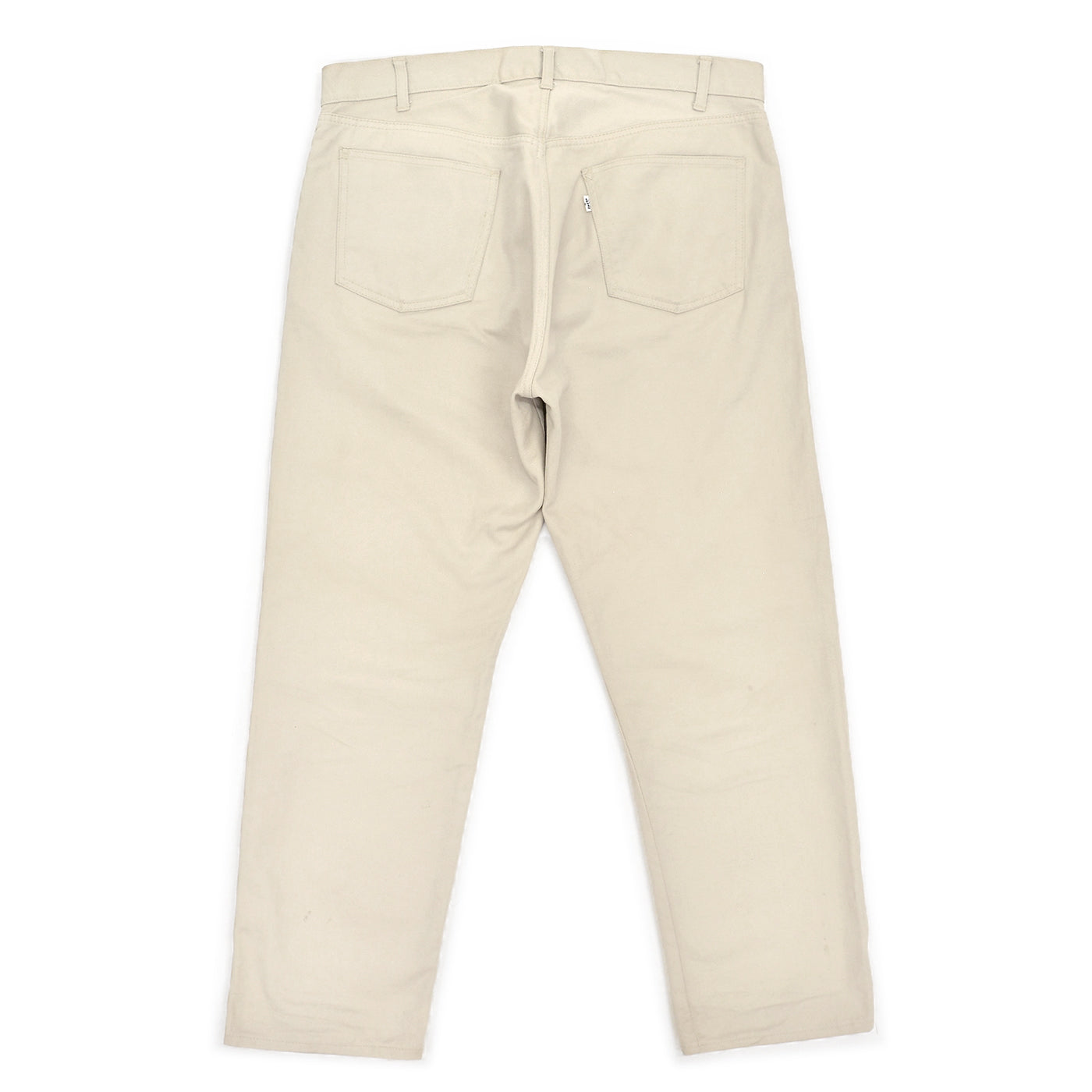 1960's~ LEVI'S 518 BIGE COTTON TWILL PANTS / OFF WHITE ... W37.5/L29.5