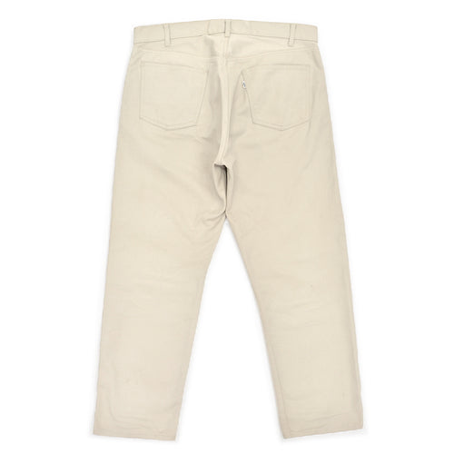1960s~ LEVI'S 518 BIG E COTTON TWILL PANTS / OFF WHITE ... W37.5/L29.5