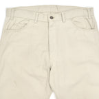 1960's~ LEVI'S 518 BIGE COTTON TWILL PANTS / OFF WHITE ... W37.5/L29.5