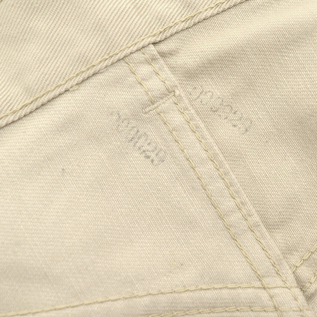 1960's~ LEVI'S 518 BIGE COTTON TWILL PANTS / OFF WHITE ... W37.5/L29.5
