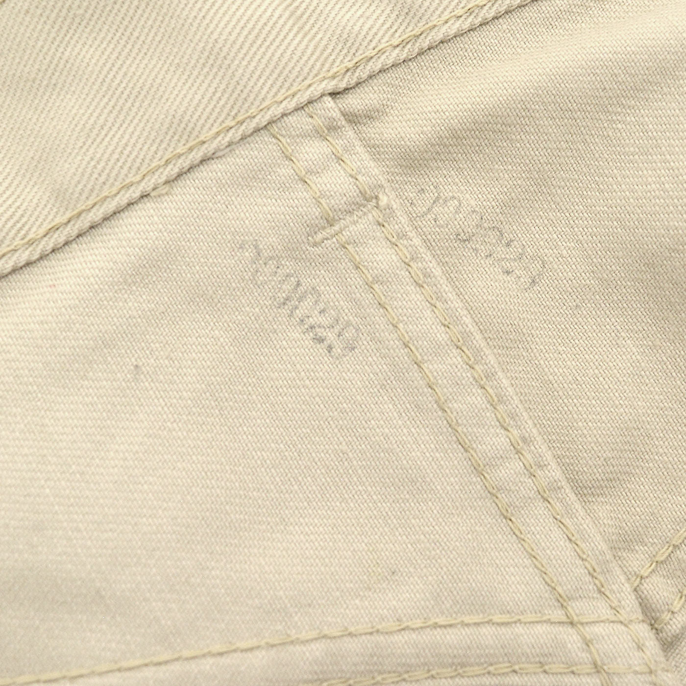 1960's~ LEVI'S 518 BIGE COTTON TWILL PANTS / OFF WHITE ... W37.5/L29.5