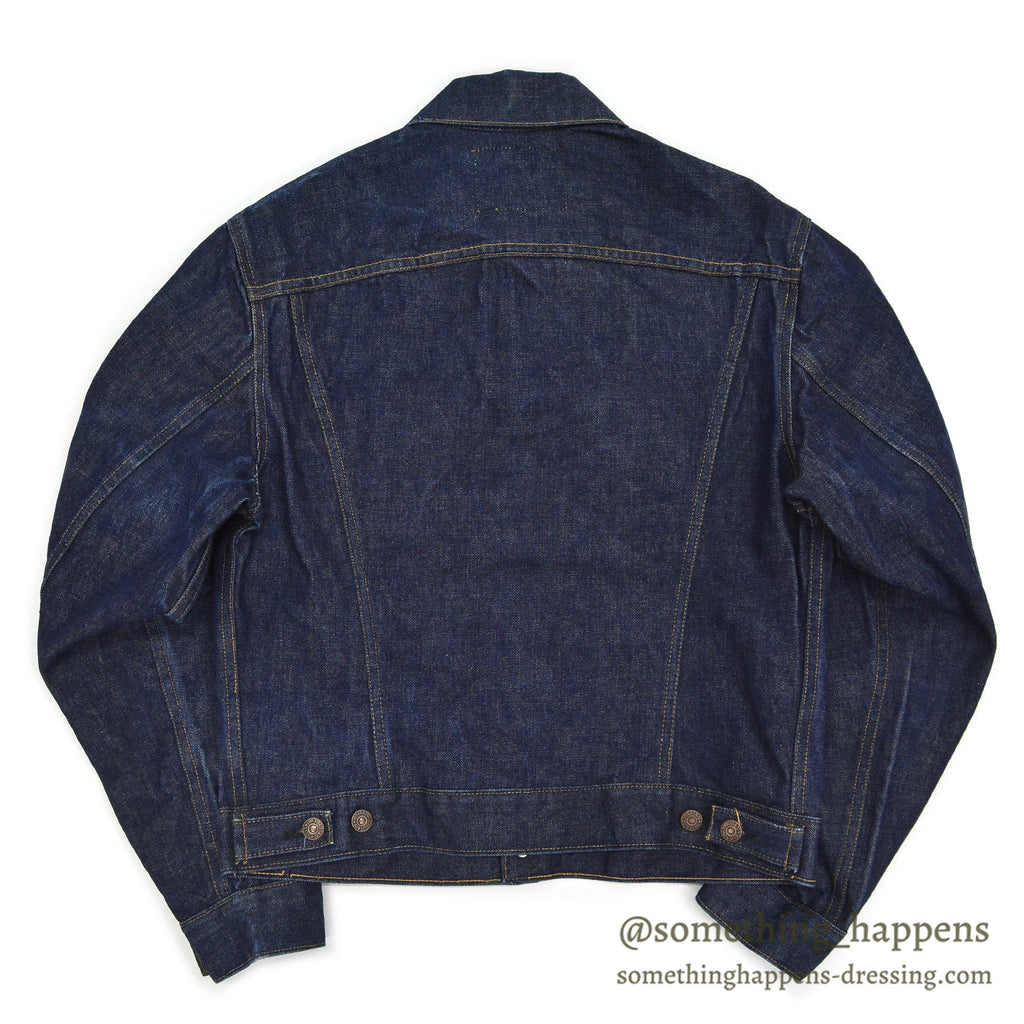 1960's LEVI'S 557 DENIM JACKET / DARK ... Fits like 42