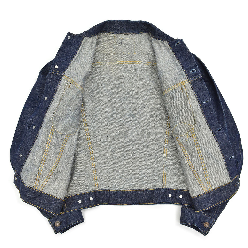1960's LEVI'S 557 DENIM JACKET / DARK ... Fits like 42