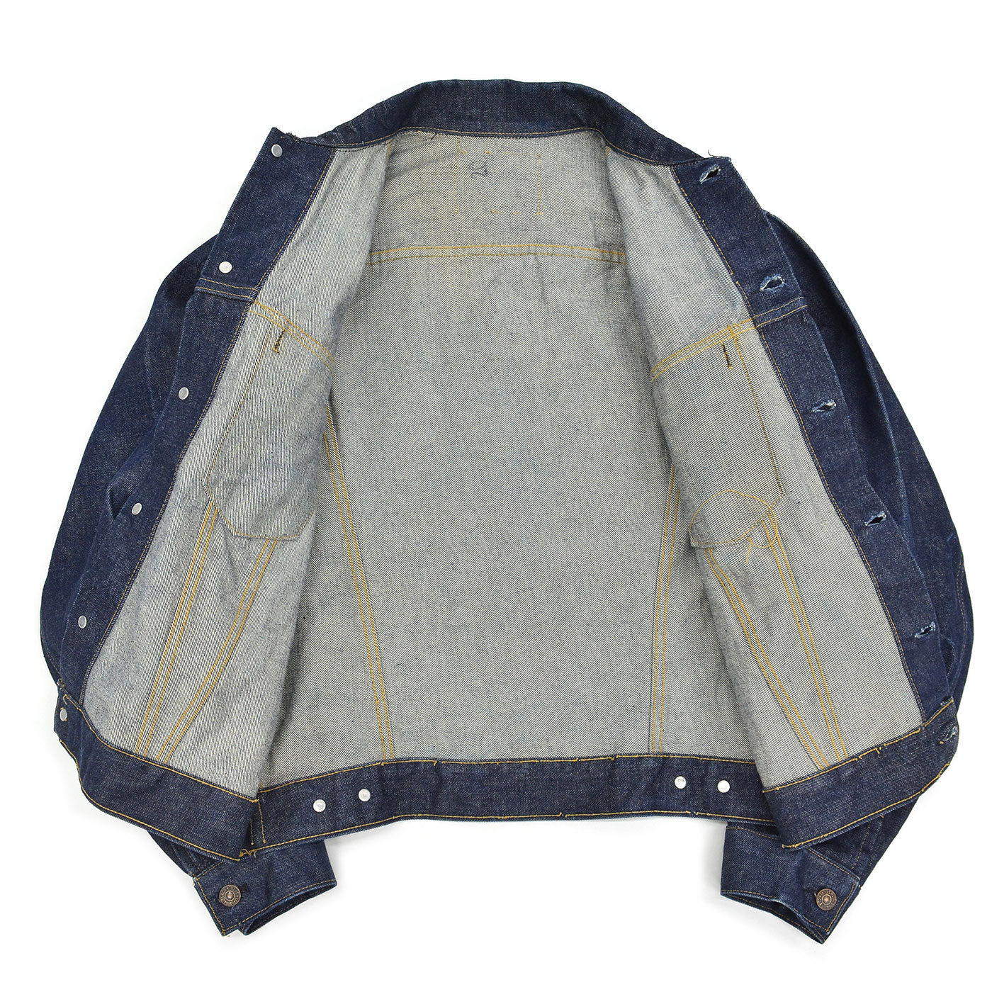 1960's LEVI'S 557 DENIM JACKET / DARK ... Fits like 42