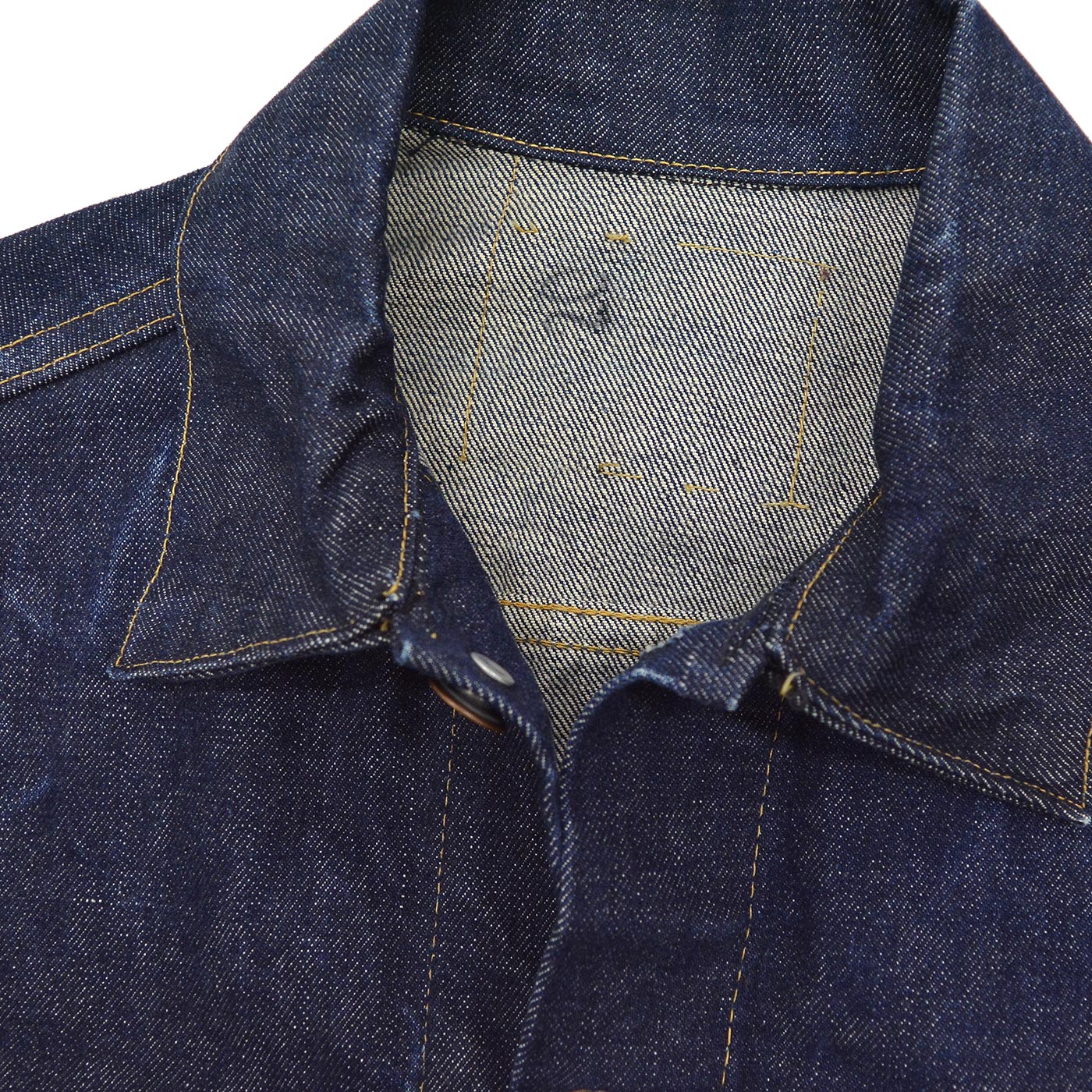 1960's LEVI'S 557 DENIM JACKET / DARK ... Fits like 42