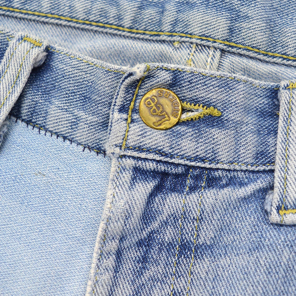 1980s Lee RIDERS HAND MADE PATCHWORK DENIM JEANS ... W38/L27
