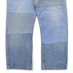1980s Lee RIDERS HAND MADE PATCHWORK DENIM JEANS ... W38/L27