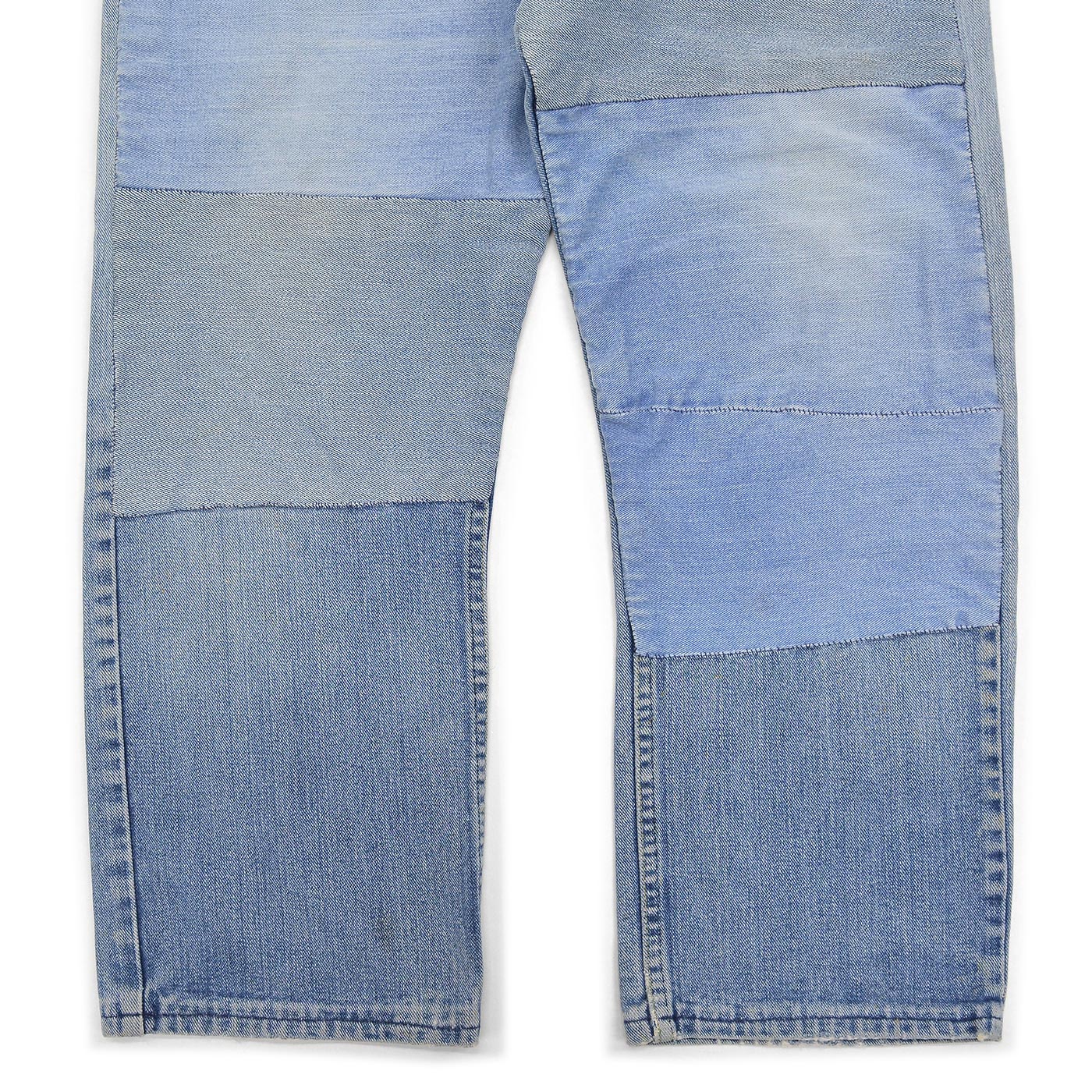 1980s Lee RIDERS HAND MADE PATCHWORK DENIM JEANS ... W38/L27