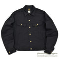 1980's Lee 220 BLACK COTTON TWILL JACKET / RARE ... M