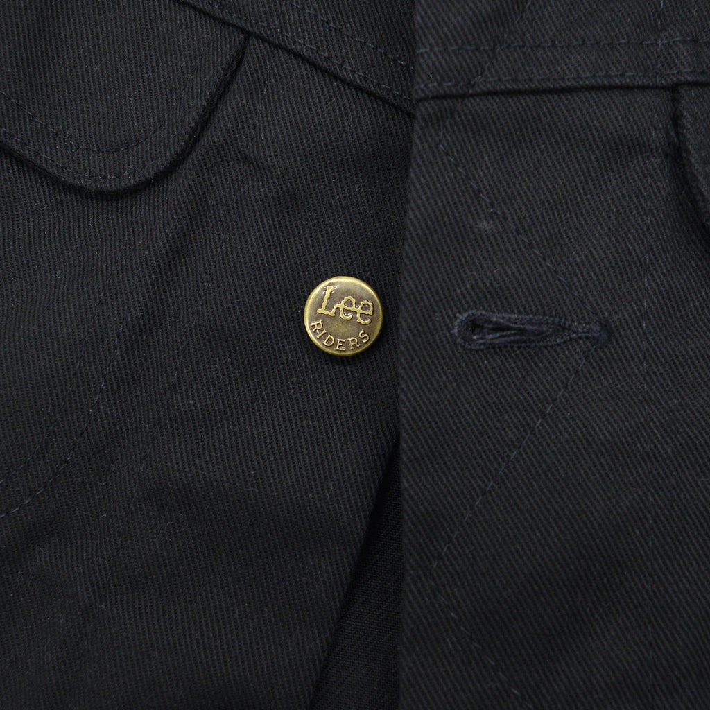 1980's Lee 220 BLACK COTTON TWILL JACKET / RARE ... M