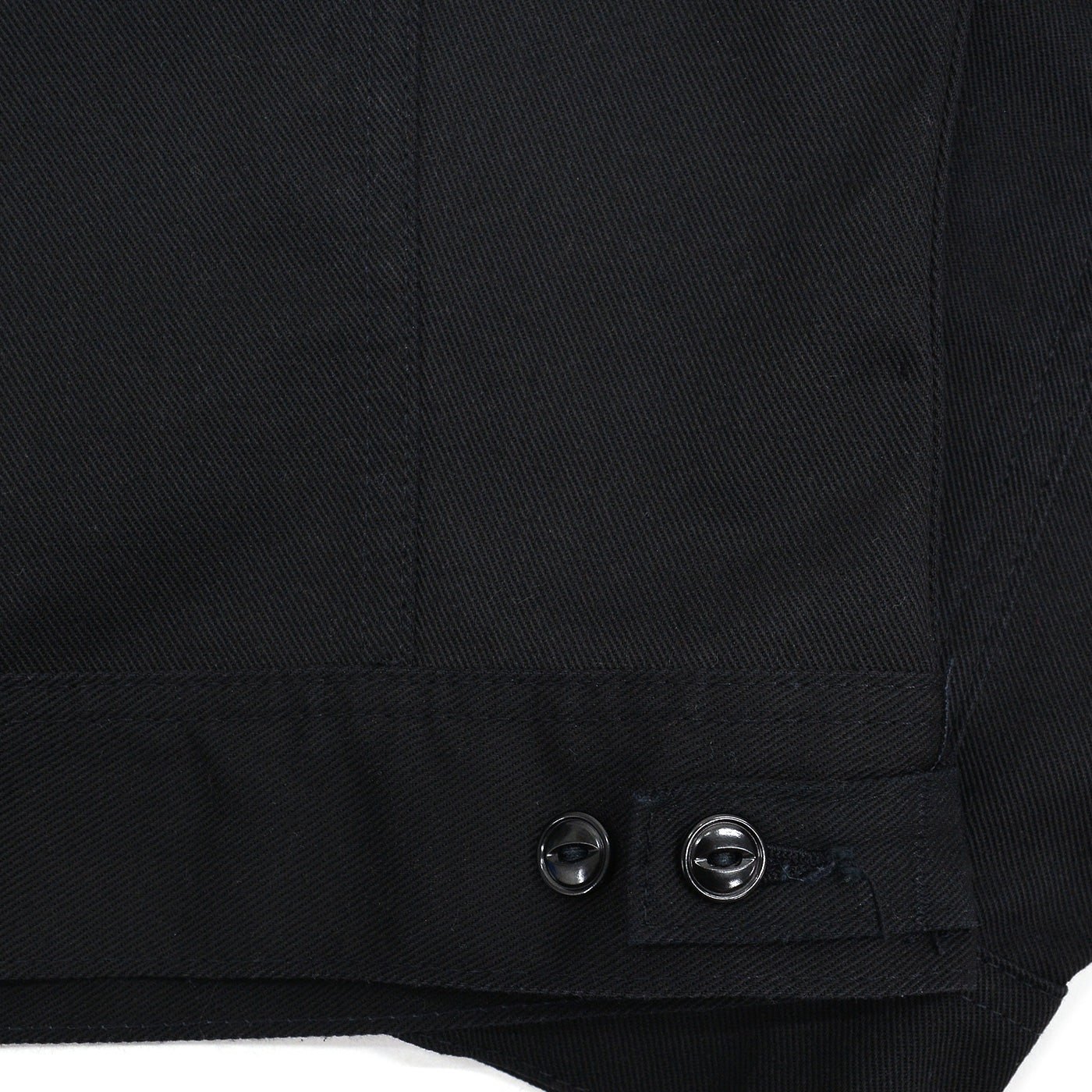 1980's Lee 220 BLACK COTTON TWILL JACKET / RARE ... M