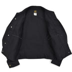 1980's Lee 220 BLACK COTTON TWILL JACKET / RARE ... M