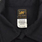 1980's Lee 220 BLACK COTTON TWILL JACKET / RARE ... M