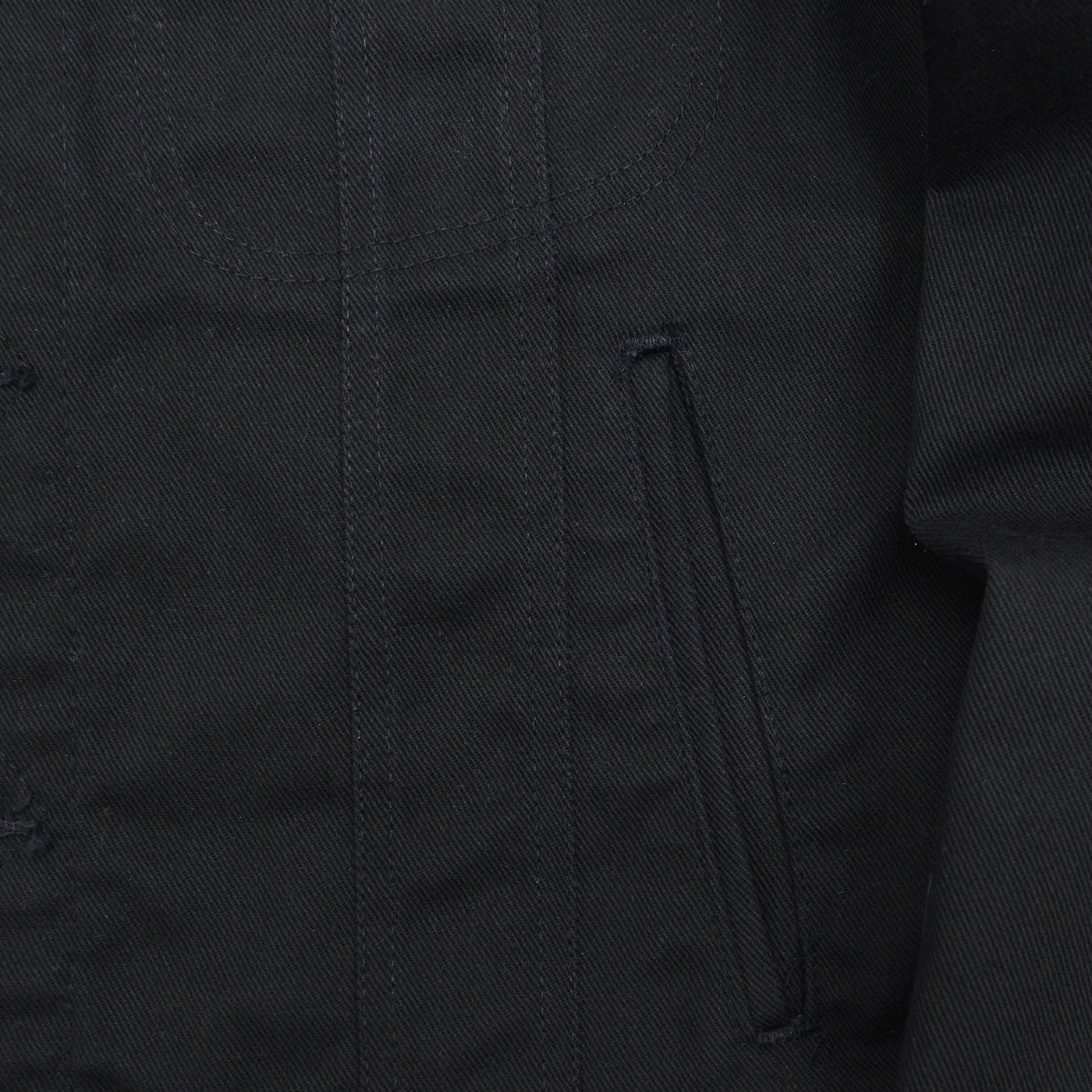1980's Lee 220 BLACK COTTON TWILL JACKET / RARE ... M