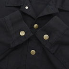 1980's Lee 220 BLACK COTTON TWILL JACKET / RARE ... M
