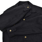 1980's Lee 220 BLACK COTTON TWILL JACKET / RARE ... M
