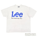 1990's Lee CLASSIC LOGO PRINT T-SHIRT ... XL