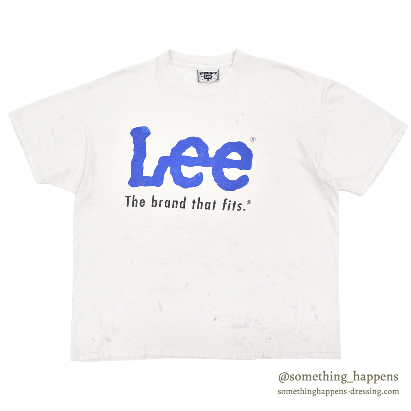 1990's Lee CLASSIC LOGO PRINT T-SHIRT ... XL