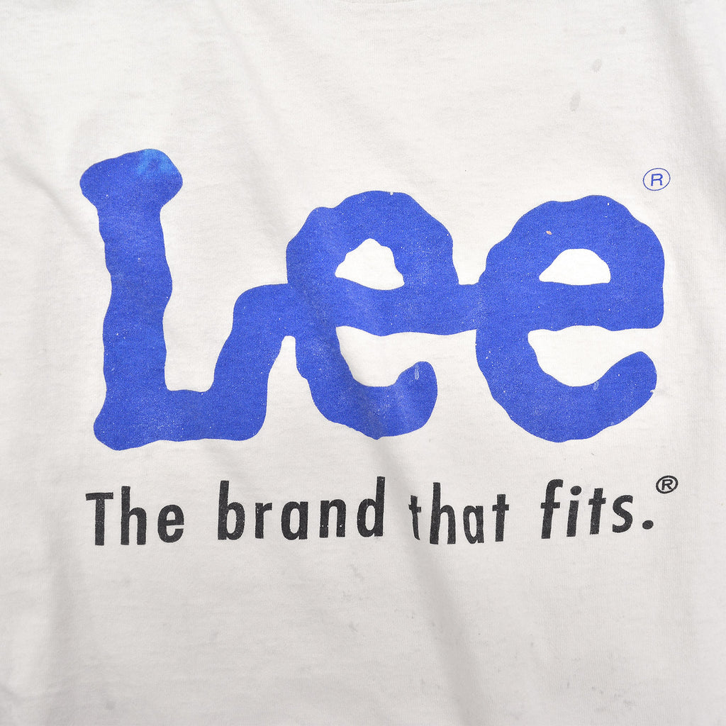 1990's Lee CLASSIC LOGO PRINT T-SHIRT ... XL