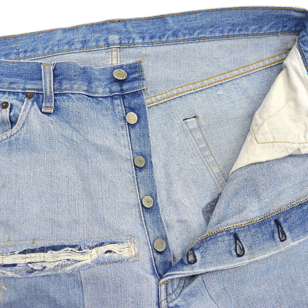 1970's Levi's 501 66 SINGLE / PATCHWORK ... W37.5/L31