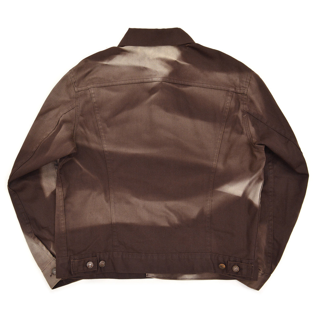 1970's LEVI'S 70505-1828 BIGE BROWN TWILL JACKET / SUN FADE ... 44