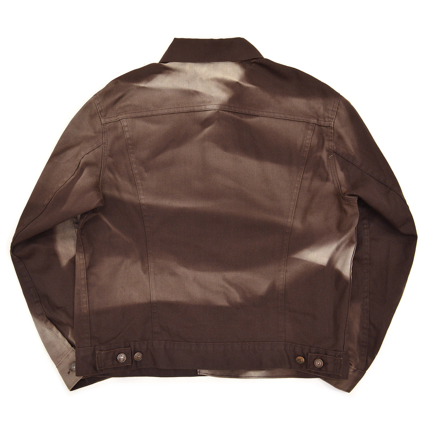 1970's LEVI'S 70505-1828 BIGE BROWN TWILL JACKET / SUN FADE ... 44