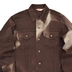1970's LEVI'S 70505-1828 BIGE BROWN TWILL JACKET / SUN FADE ... 44