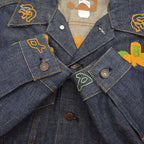 1970s Levi's 70505-0217 WESTERN FOLK ART EMBROIDERED DENIM JACKET ... 44