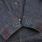 1970s Levi's 70505-0217 WESTERN FOLK ART EMBROIDERED DENIM JACKET ... 44