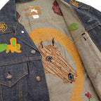 1970s Levi's 70505-0217 WESTERN FOLK ART EMBROIDERED DENIM JACKET ... 44