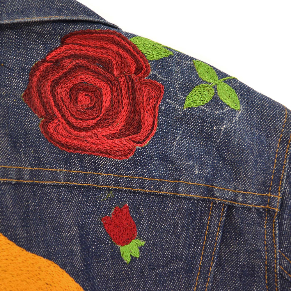 1970s Levi's 70505-0217 WESTERN FOLK ART EMBROIDERED DENIM JACKET ... 44