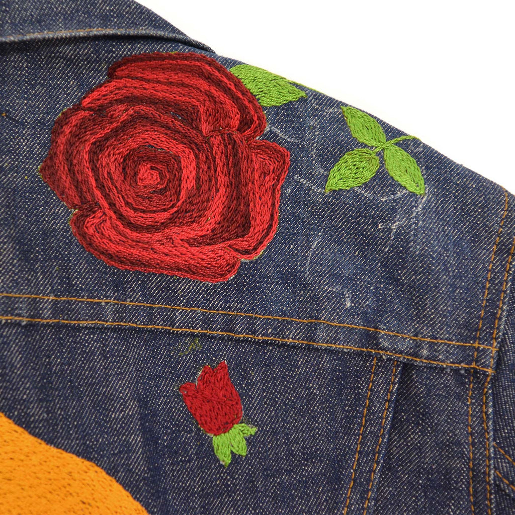 1970s Levi's 70505-0217 WESTERN FOLK ART EMBROIDERED DENIM JACKET ... 44