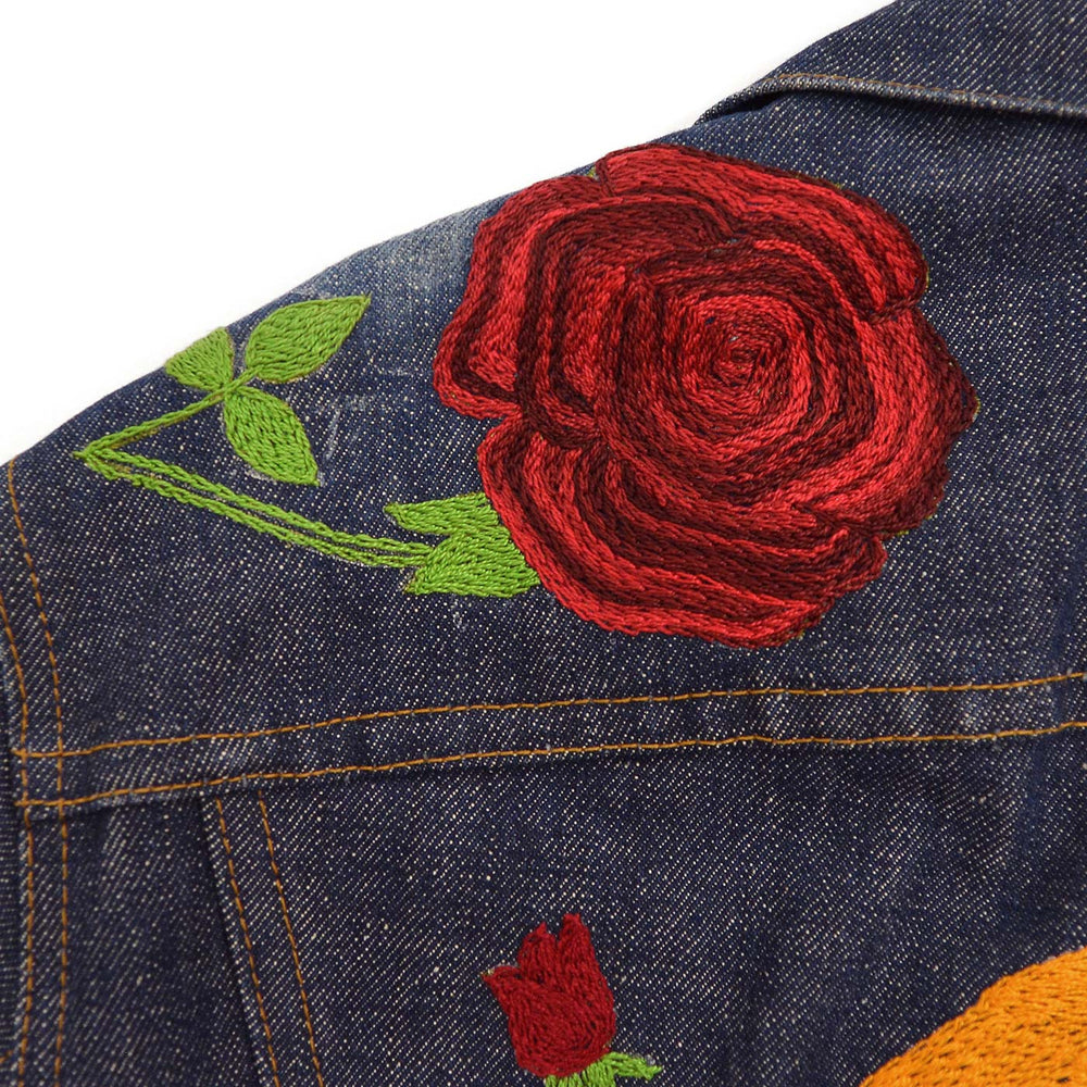 1970s Levi's 70505-0217 WESTERN FOLK ART EMBROIDERED DENIM JACKET ... 44