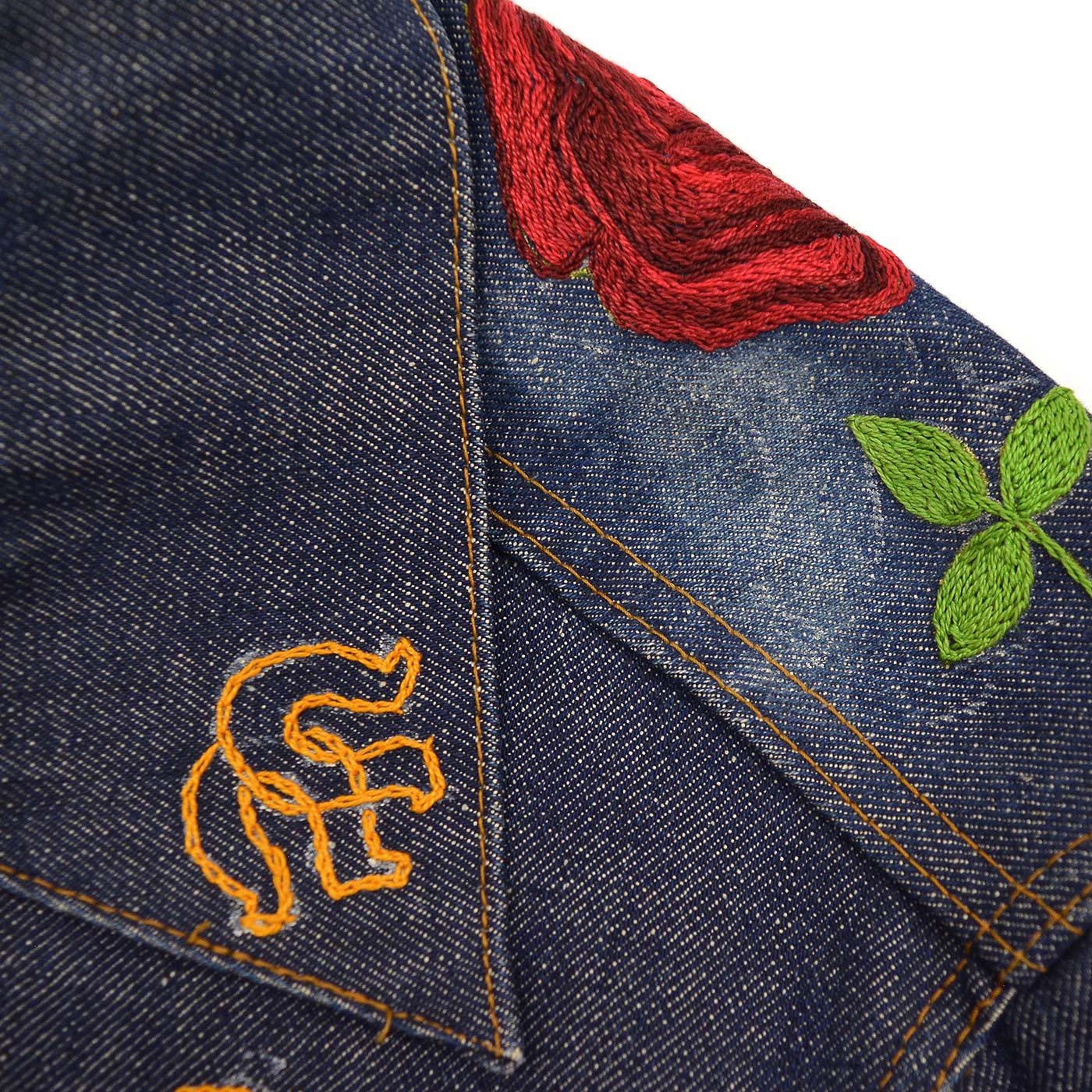 1970s Levi's 70505-0217 WESTERN FOLK ART EMBROIDERED DENIM JACKET ... 44