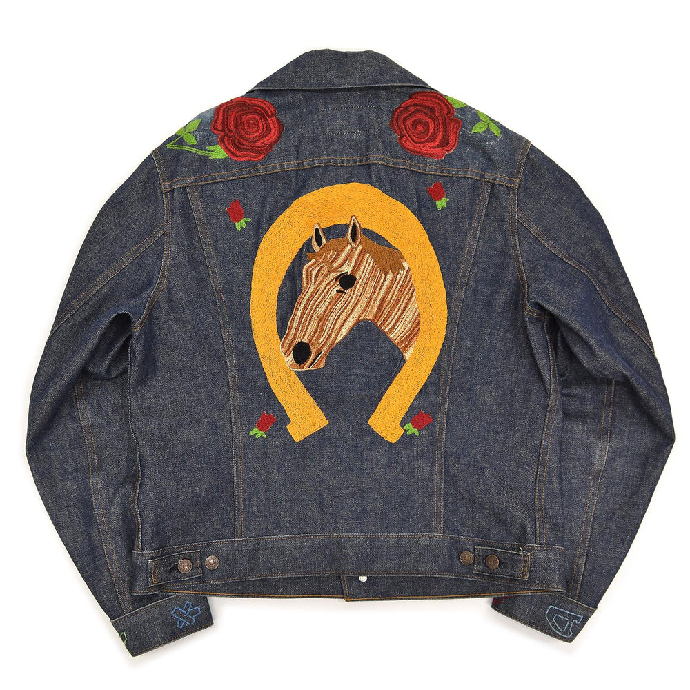 1970s Levi's 70505-0217 WESTERN FOLK ART EMBROIDERED DENIM JACKET ... 44